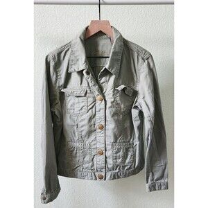 100% cotton thick button-up jacket